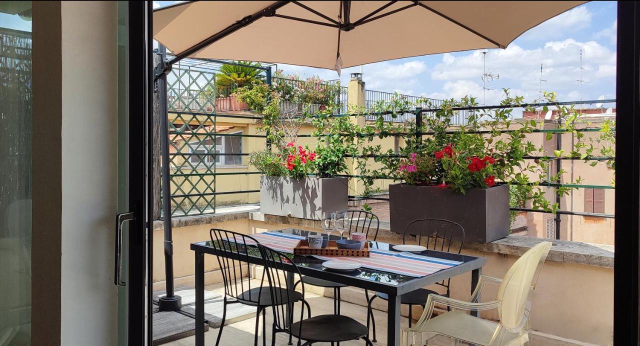 Una Favolosa Terrazza Nel Centro Di Roma Exteriör bild